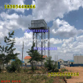 Mould pressing galvanized water tank with 6m steel tower